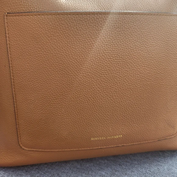 Rebecca Minkoff Tan Leather Tote with Gold Accent - Picture 16 of 16
